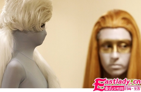 莫斯科另类发型秀 雷过Lady GaGa