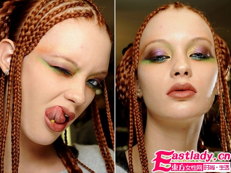 秀场最具艺术感的＂疯狂＂辫子