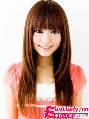 甜美范儿 09秋季最新内卷中长发