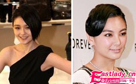 汪小菲女友 大S张雨绮发型PK