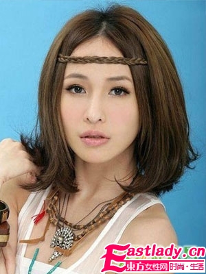 甜美范儿 09秋季最新内卷中长发