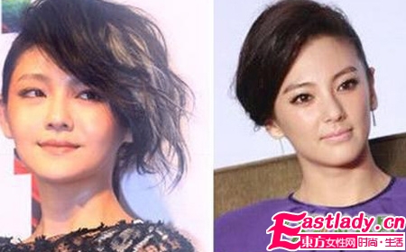 汪小菲女友 大S张雨绮发型PK