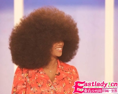 世界上最大的爆炸头 创吉尼斯记录