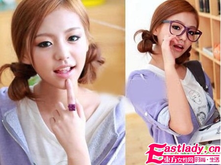 9款夏季校园发型 装嫩不容错过