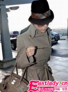 韩国明星秀个性冬日小礼帽造型