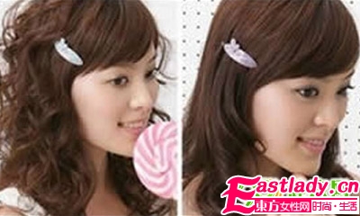 盘点 超级甜美韩国发型发饰