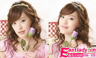 盘点 超级甜美韩国发型发饰
