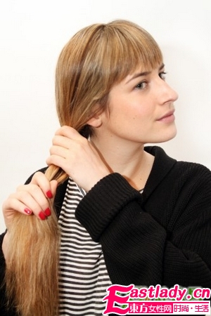 简单又别致的变异辫子发型编法