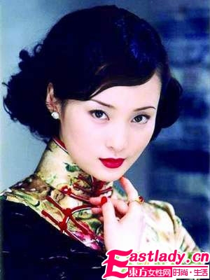 明星复古发型 品最美女人味