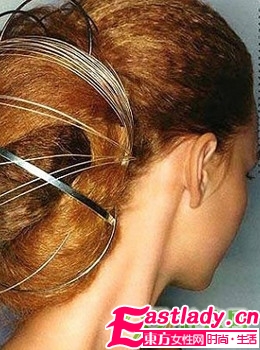 惊艳风情 复古盘发的高贵