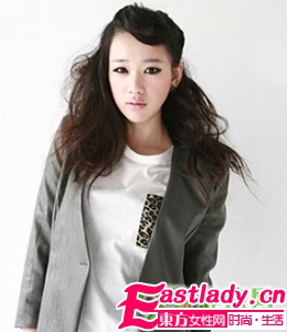 时尚OL造型 最新韩式卷发盘发