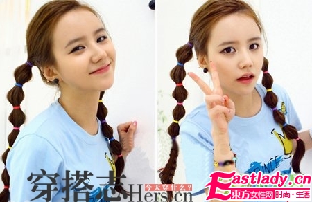 最萌 莲藕结 发型大流行