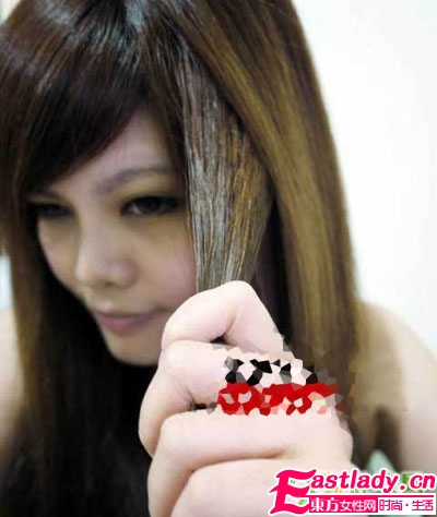 日系刘海编发的步骤图解