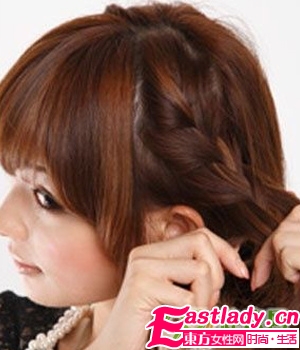 DIY华丽感妩媚新年韩式盘发