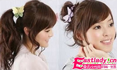 盘点 超级甜美韩国发型发饰