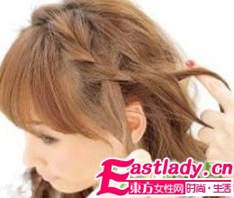 DIY最纯美优雅的田园编发