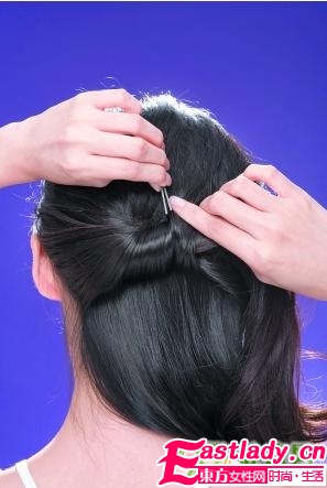 居家也时尚 DIY韩式风情小发髻