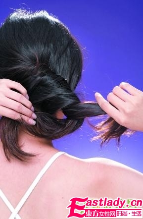居家也时尚 DIY韩式风情小发髻