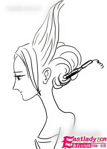 凸显高贵 婉约韩式新娘盘发