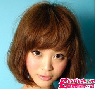 适合圆脸女生的短发发型