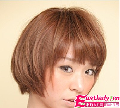 适合圆脸女生的短发发型