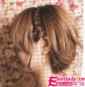 BOB头侧编发发型编发