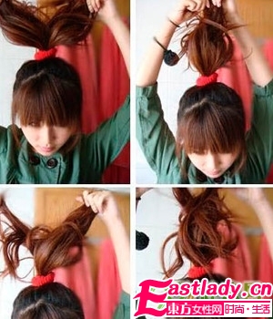 DIY可爱又时尚的冬季发型步骤