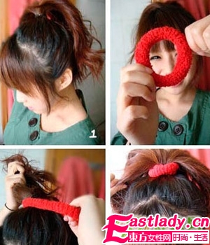 DIY可爱又时尚的冬季发型步骤