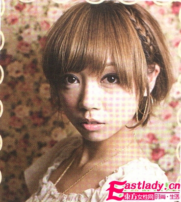 BOB头侧编发发型编发