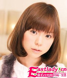 三角脸型的绝妙发型设计