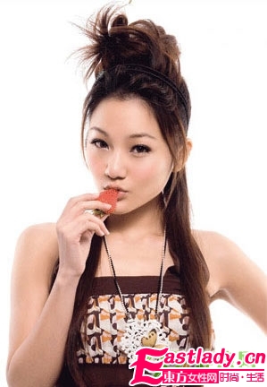 妩媚时尚淑女长发造型大盘点