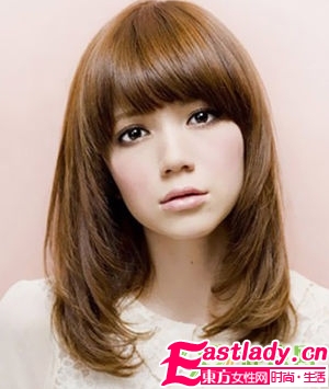 男人最爱 6款邻家女孩顺直发型