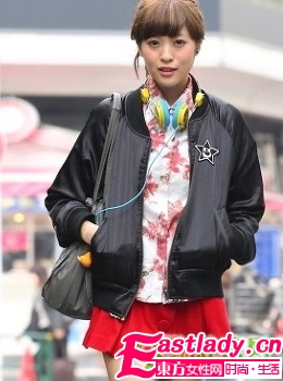 日本街拍达人时尚个性发型