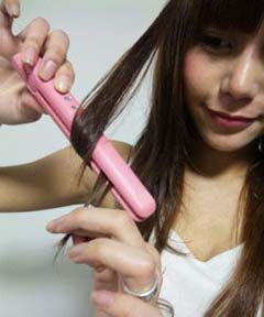 DIY卷梨花头发型 卷发棒卷出个性