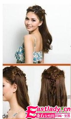 四款五分钟搞定的简单DIY编发