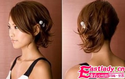 提升魅力 简单盘发让你光彩照人