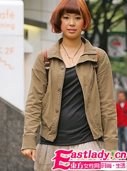 甜蜜可爱风 东京最新街拍发型