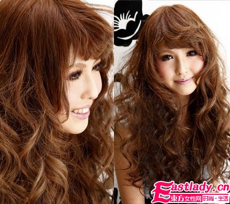 10款最招桃花发型 绝美朦胧味