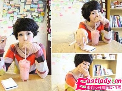 惊艳 最IN长发变短发的时尚风情