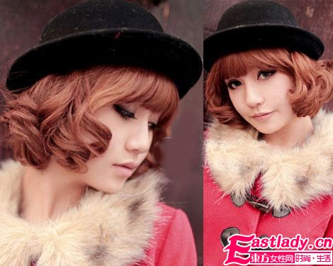 10款最招桃花发型 绝美朦胧味