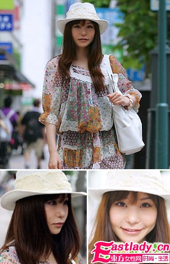 妙招发型帽子配让你告别"大饼脸"