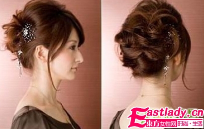 提升魅力 简单盘发让你光彩照人