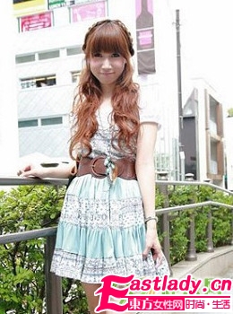 甜蜜可爱风 东京最新街拍发型