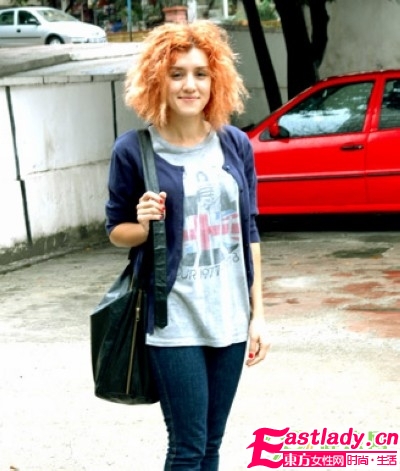 09秋季街拍 欧美时尚发型潮