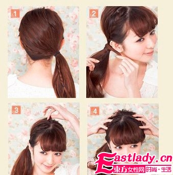 4款日系淑女超仙编发教程