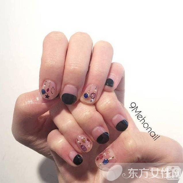 9款闪闪惹人爱美甲图案 还不赶紧学起来
