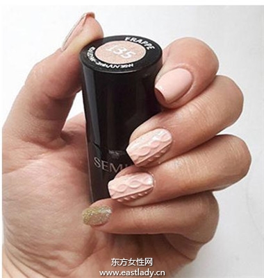 指甲+搭配毛衣 今冬最夯的 针织毛衣 指彩