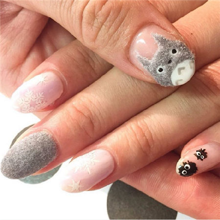 冬季最适合的绒毛指彩 你喜欢吗