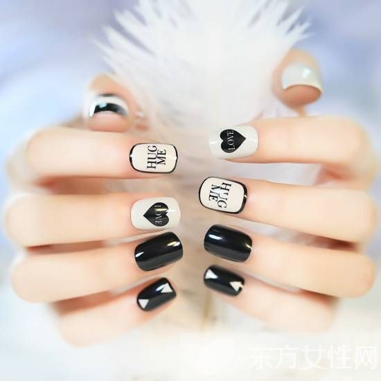 韩系个性美甲图片推荐 几何图案原来可以这么潮