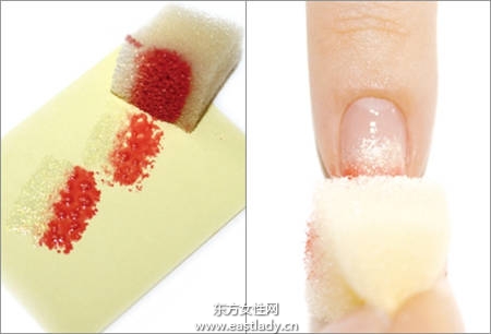 懒MM必备美甲技巧 单色、双色、多色渐层一次学会